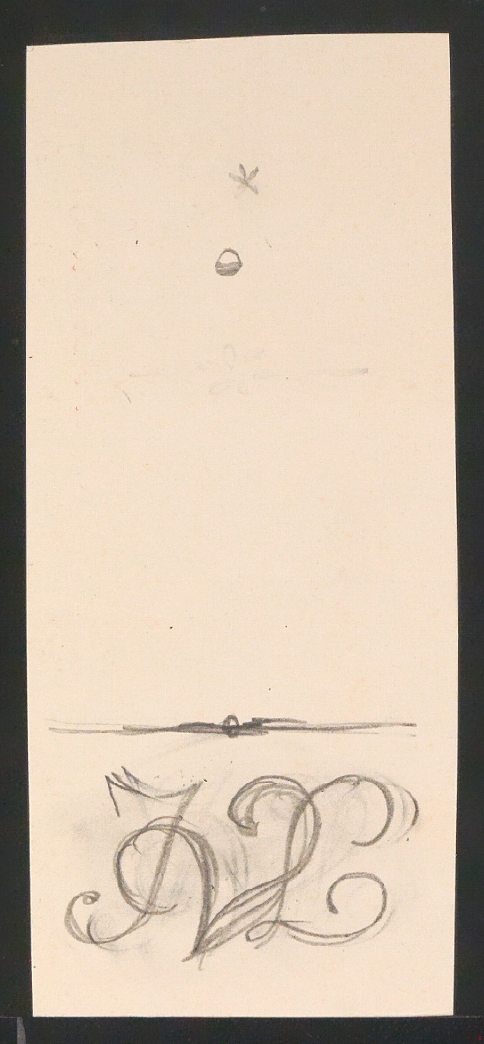 Konvolut Skizzen für Firmenzeichen — Blatt 1