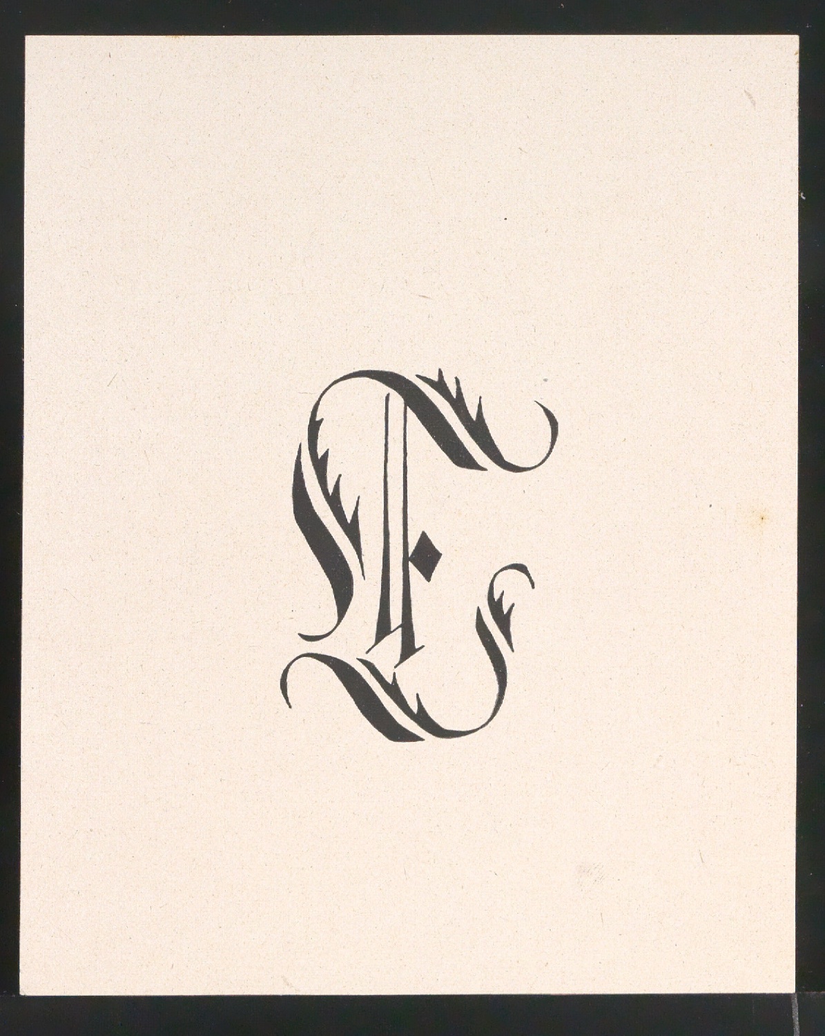 Probedrucke von Initialen, römischen Ziffern und Titelschild — Blatt 5