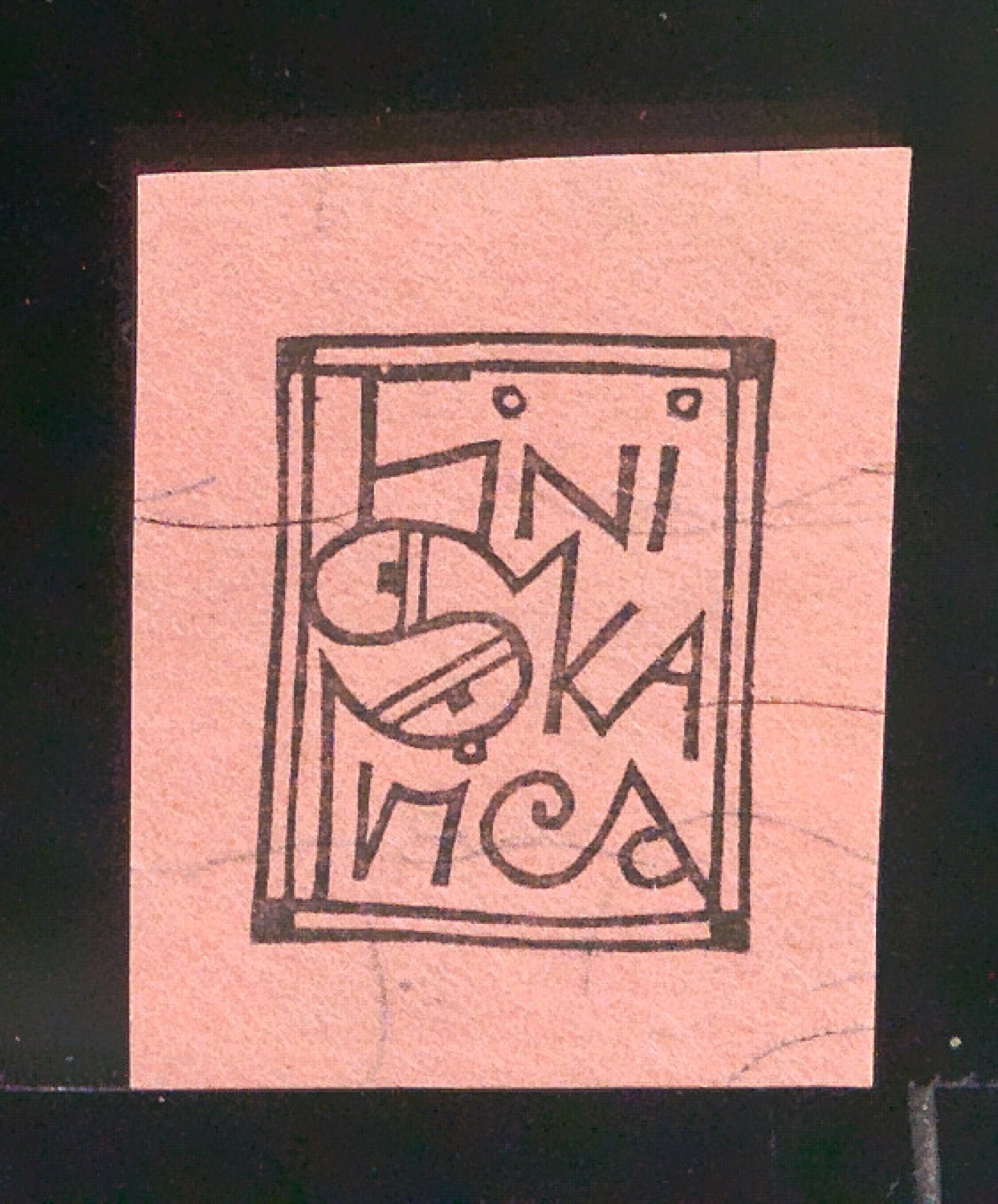 Exlibris für Fini Skarica — Blatt 9