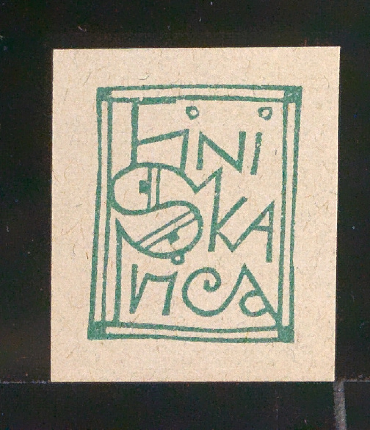 Exlibris für Fini Skarica — Blatt 29