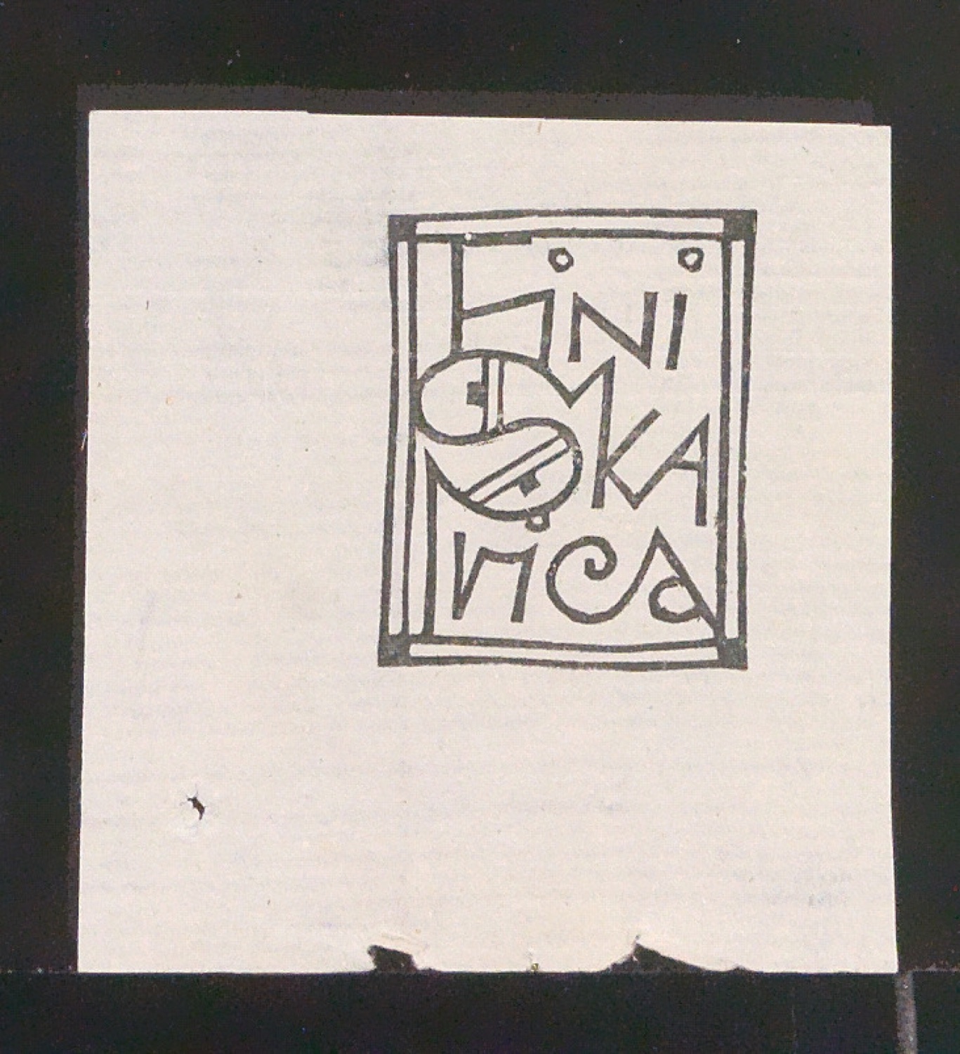 Exlibris für Fini Skarica — Blatt 51