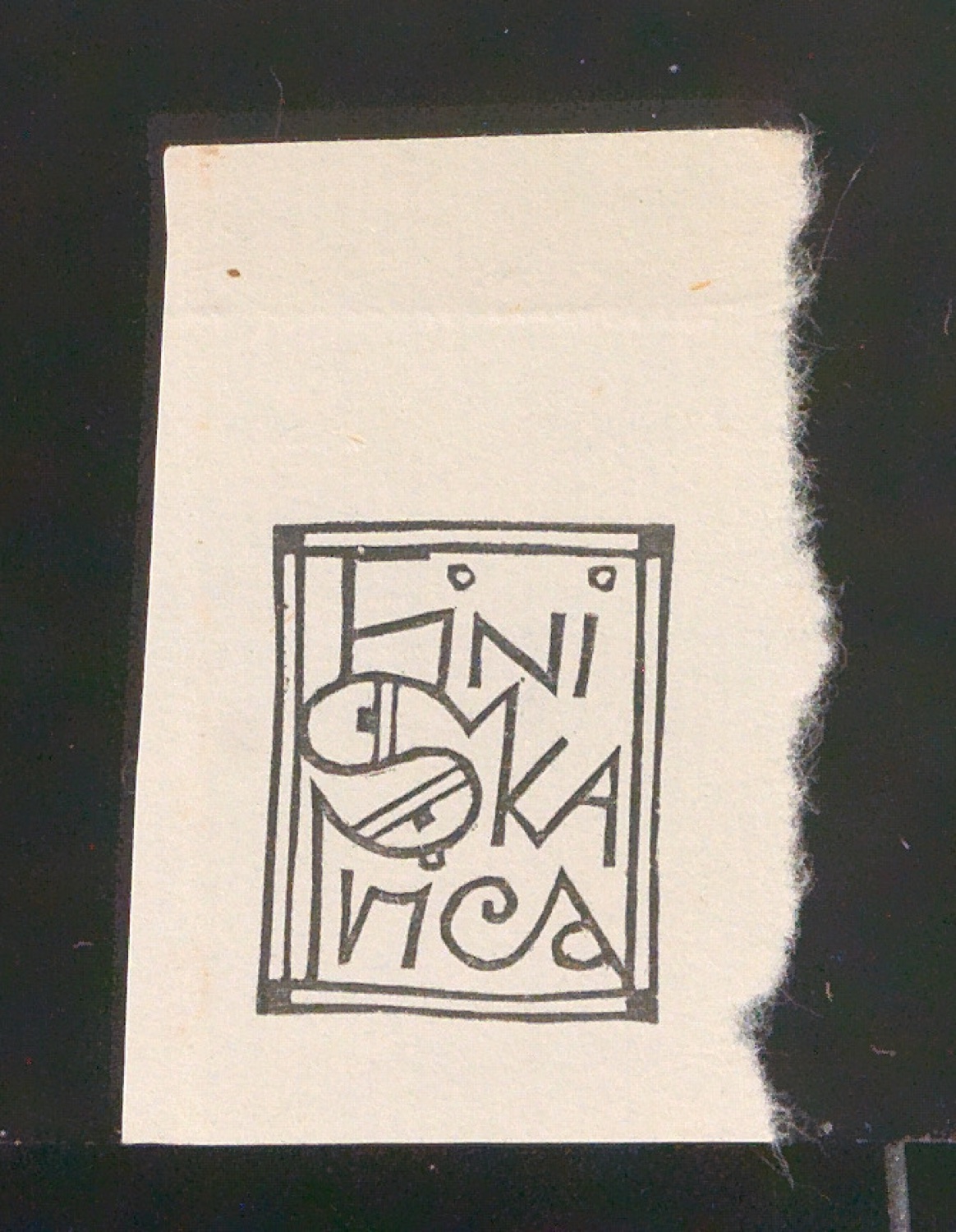 Exlibris für Fini Skarica — Blatt 55