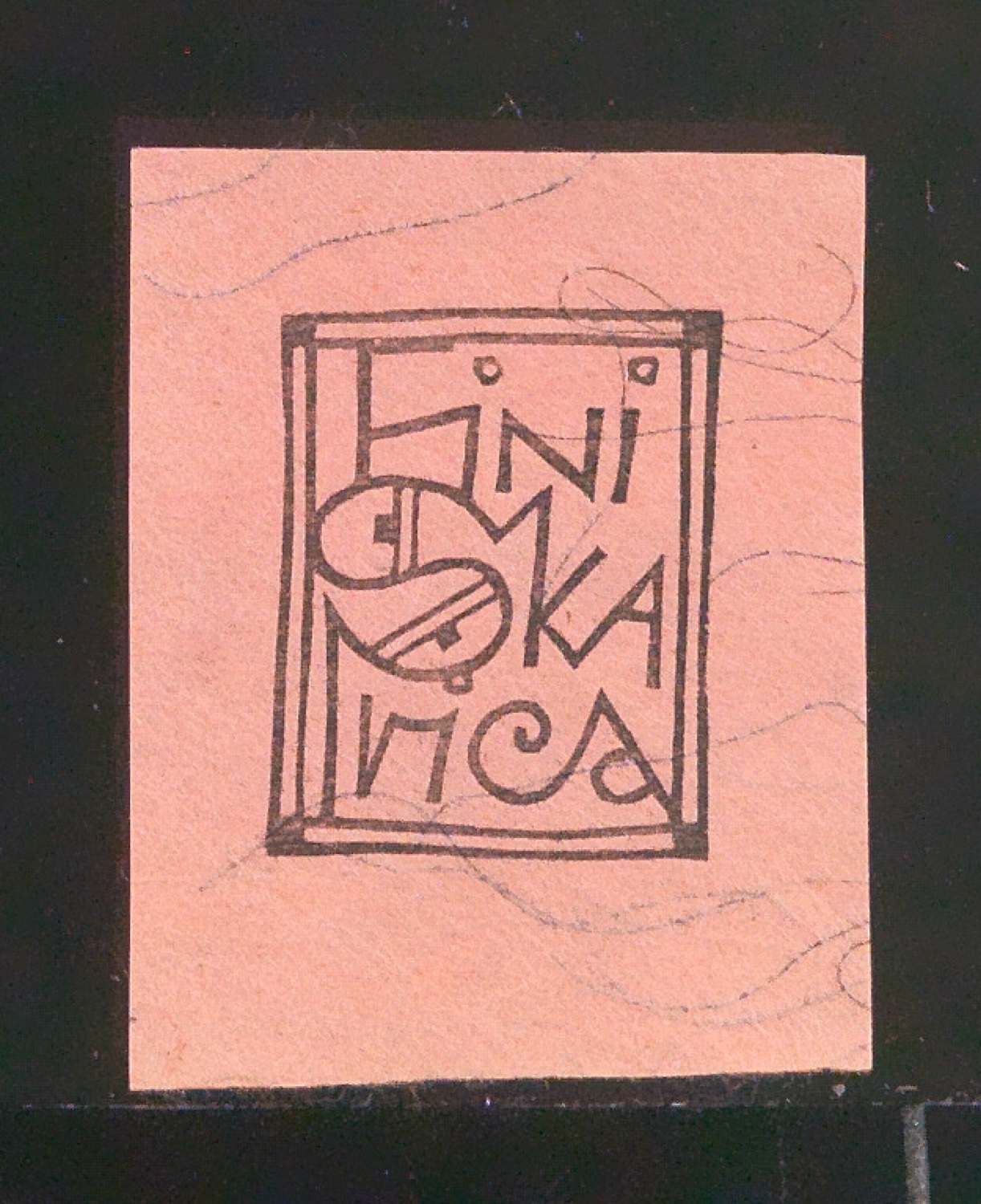 Exlibris für Fini Skarica — Blatt 59