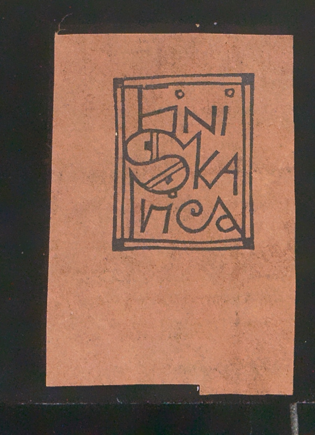 Exlibris für Fini Skarica — Blatt 61