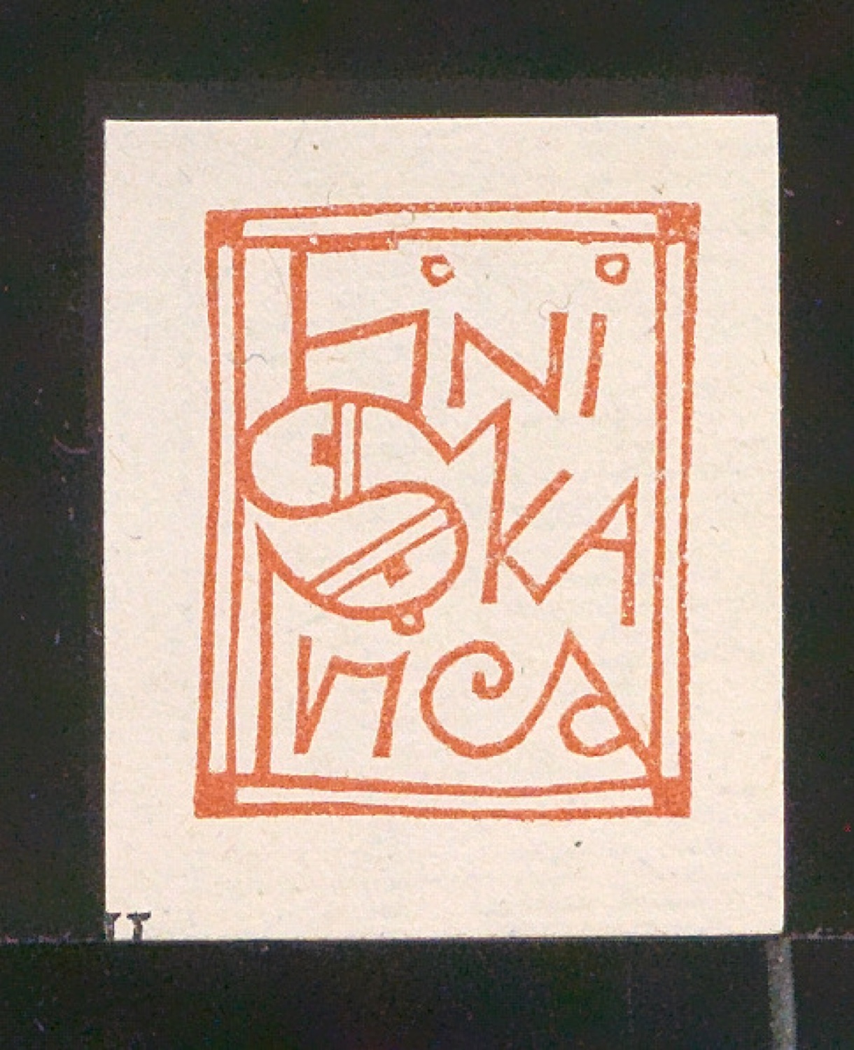 Exlibris für Fini Skarica — Blatt 97