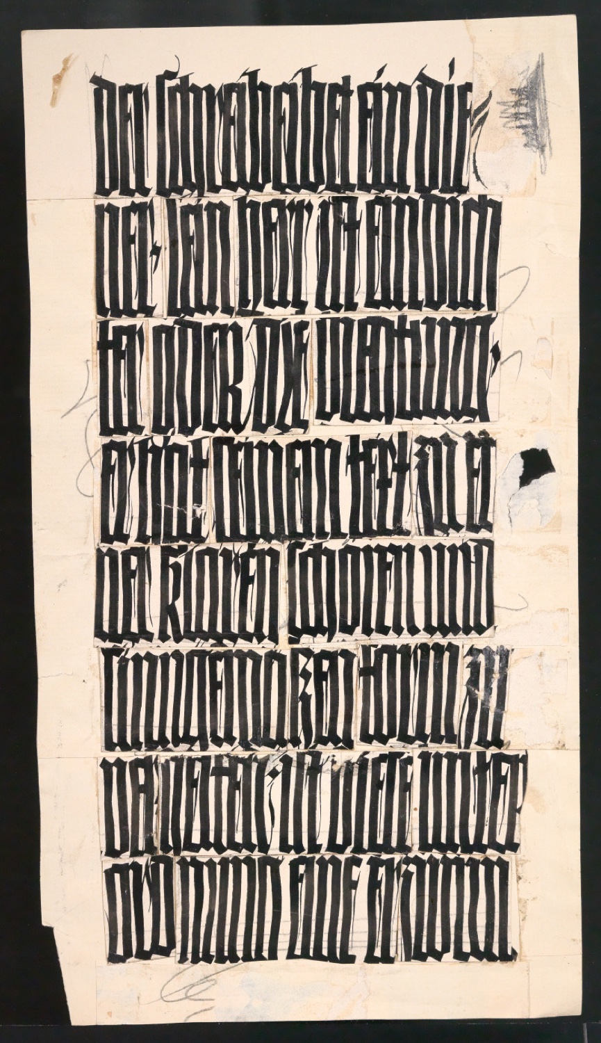 Kalligraphie — Blatt 1