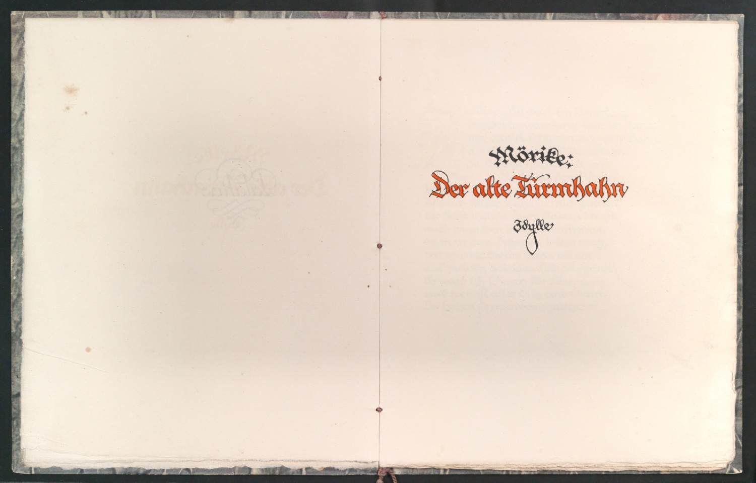 Mörike - Der alte Turmhahn — Blatt 4