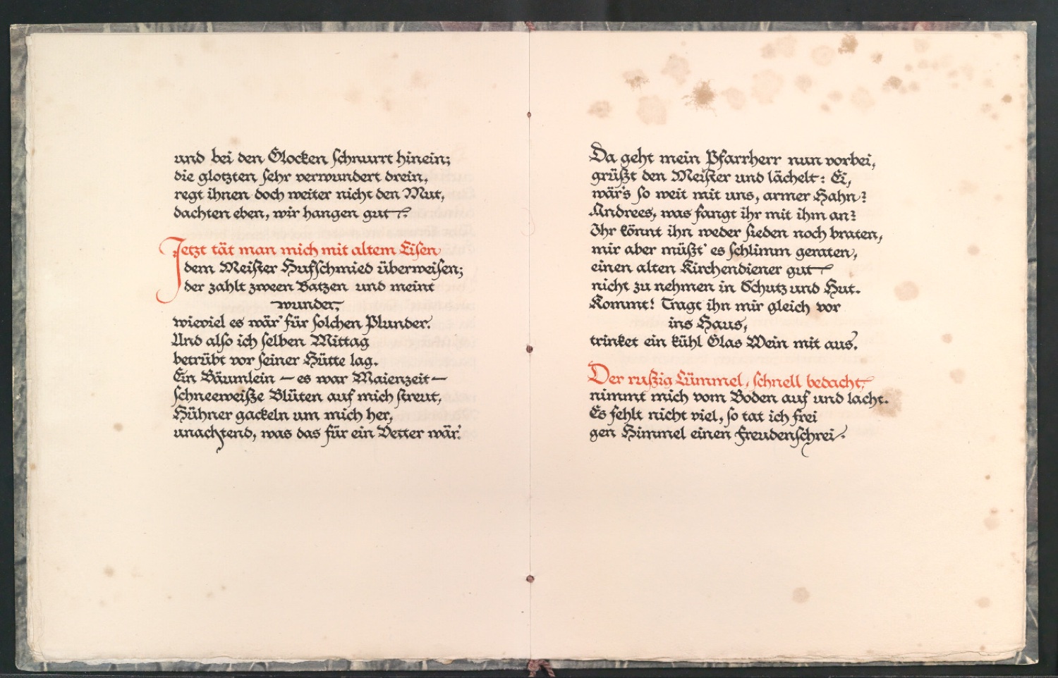 Mörike - Der alte Turmhahn — Blatt 7