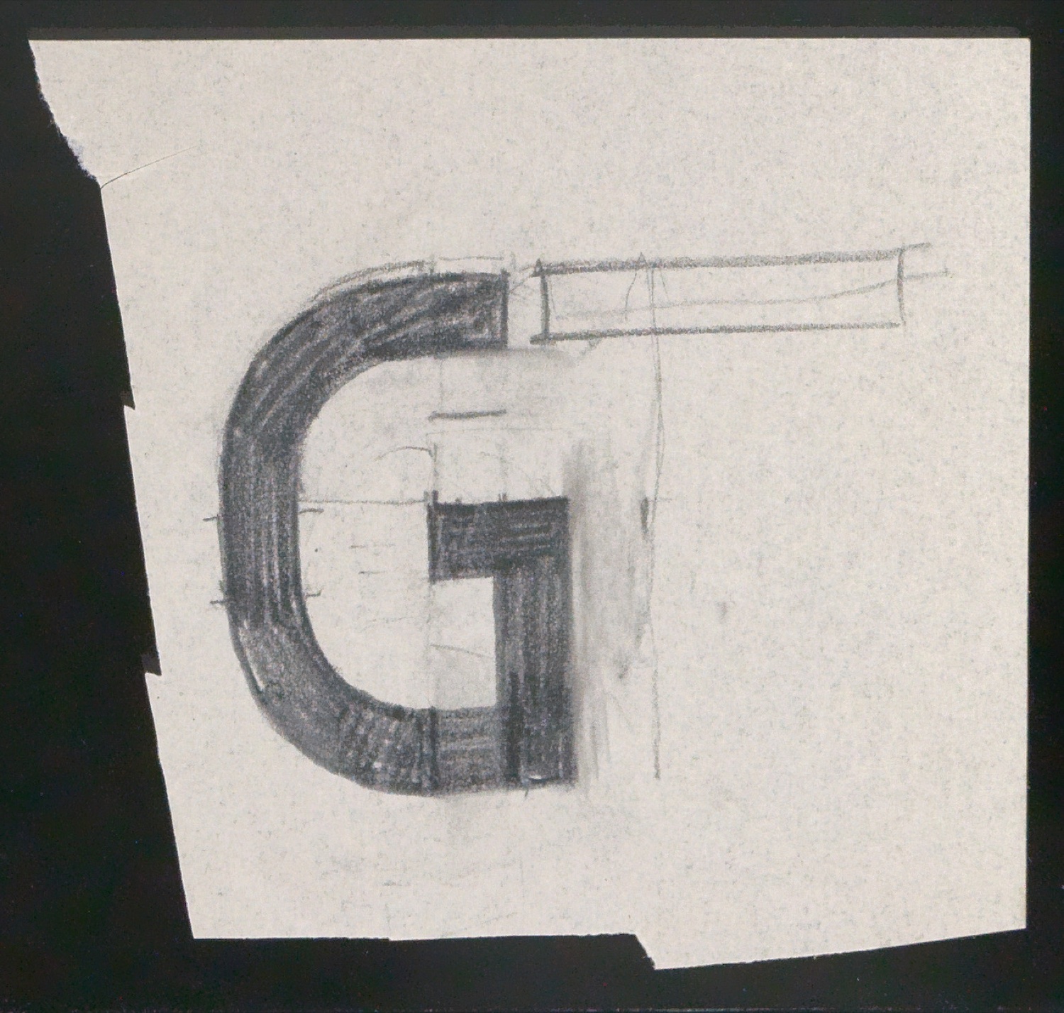 Konstruktivistische Bleistiftskizzen — Blatt 1