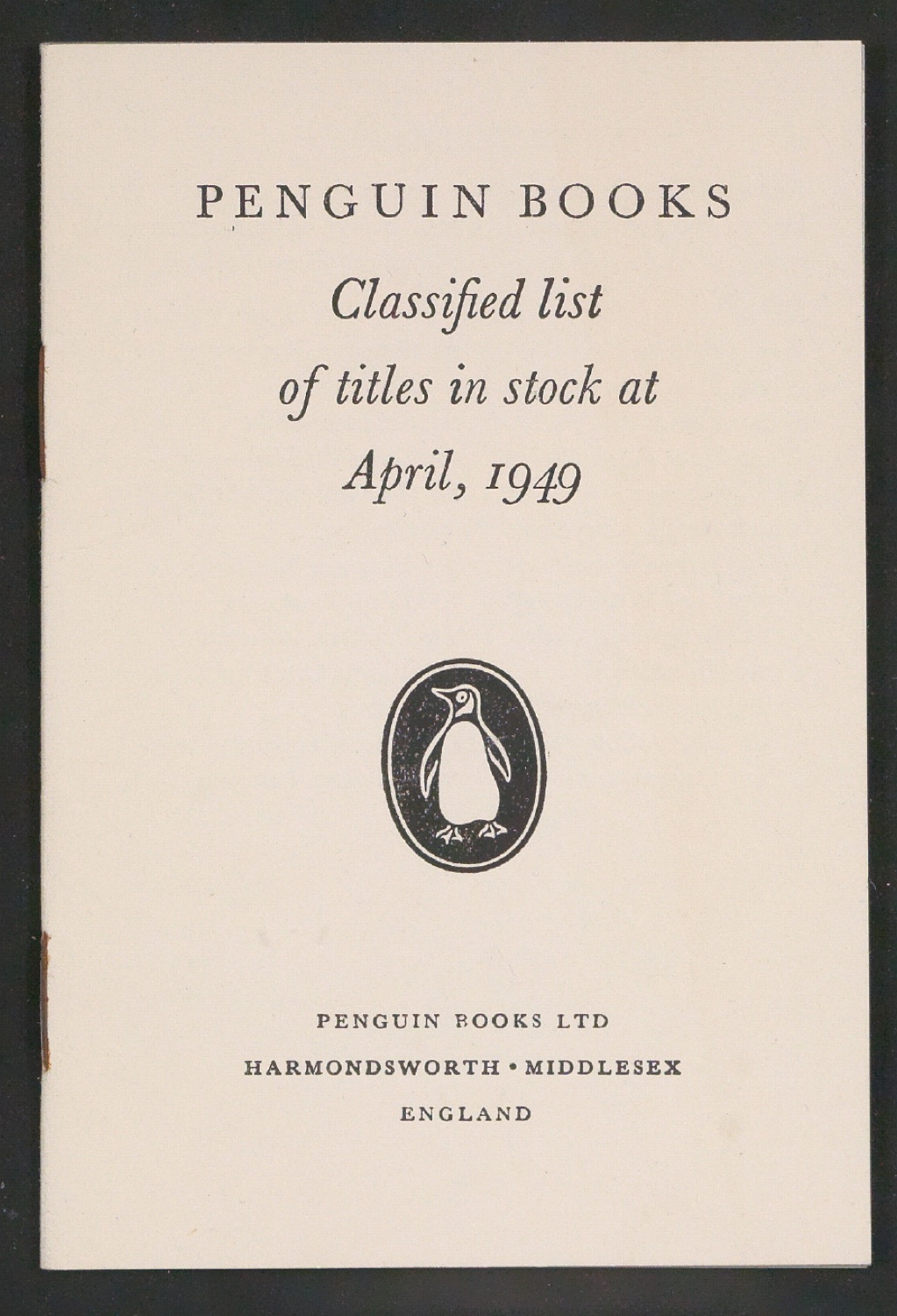 Penguin Books — Blatt 1